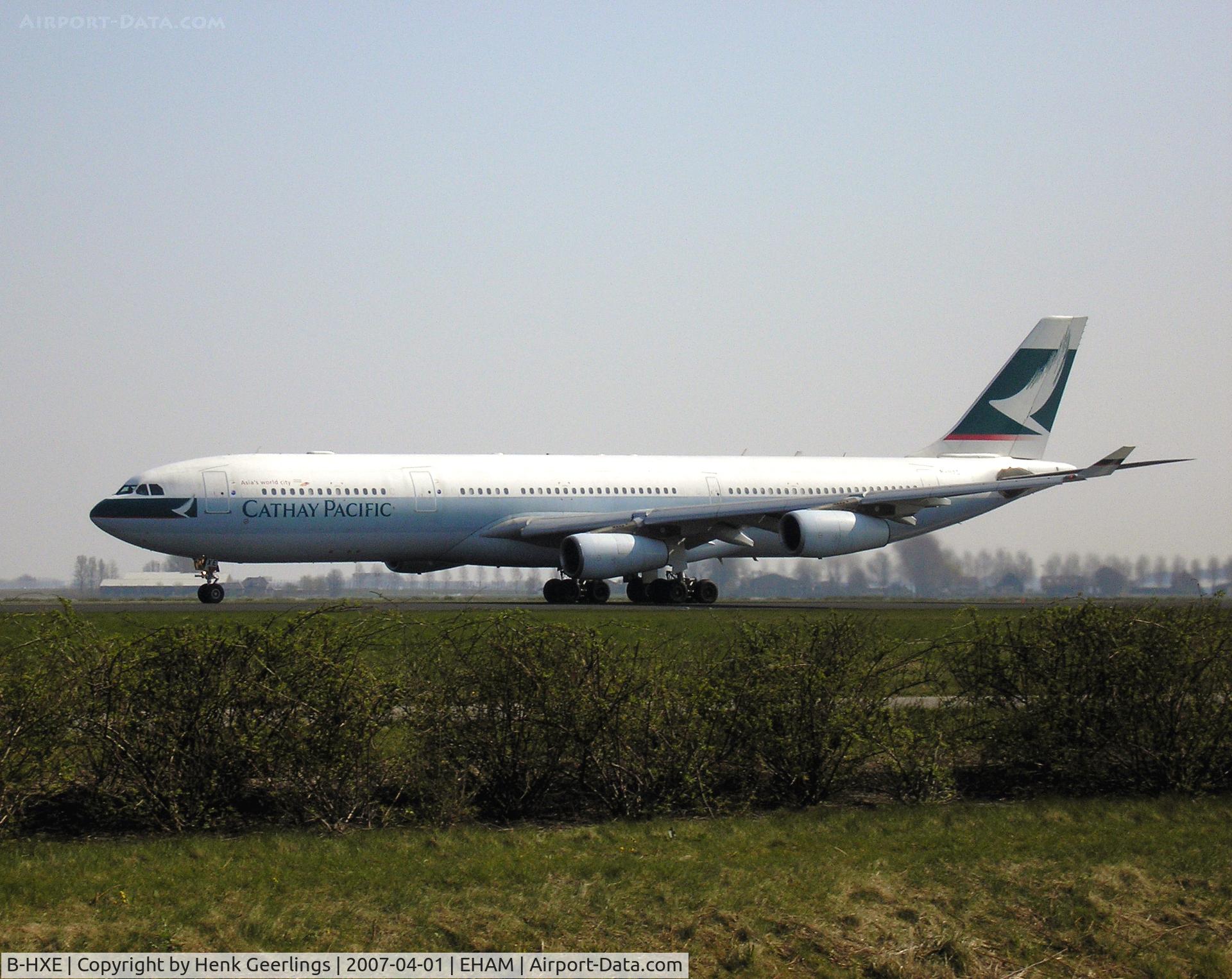 B-HXE, 1996 Airbus A340-313 C/N 157, Dep. SPL