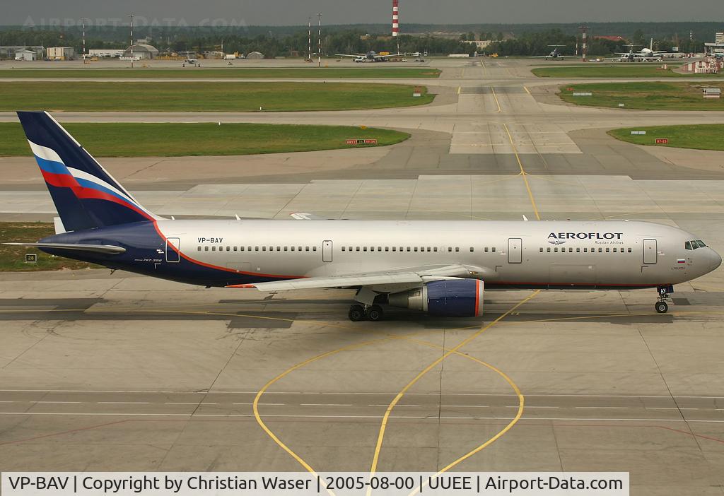 VP-BAV, 1999 Boeing 767-36N C/N 30107, Aeroflot