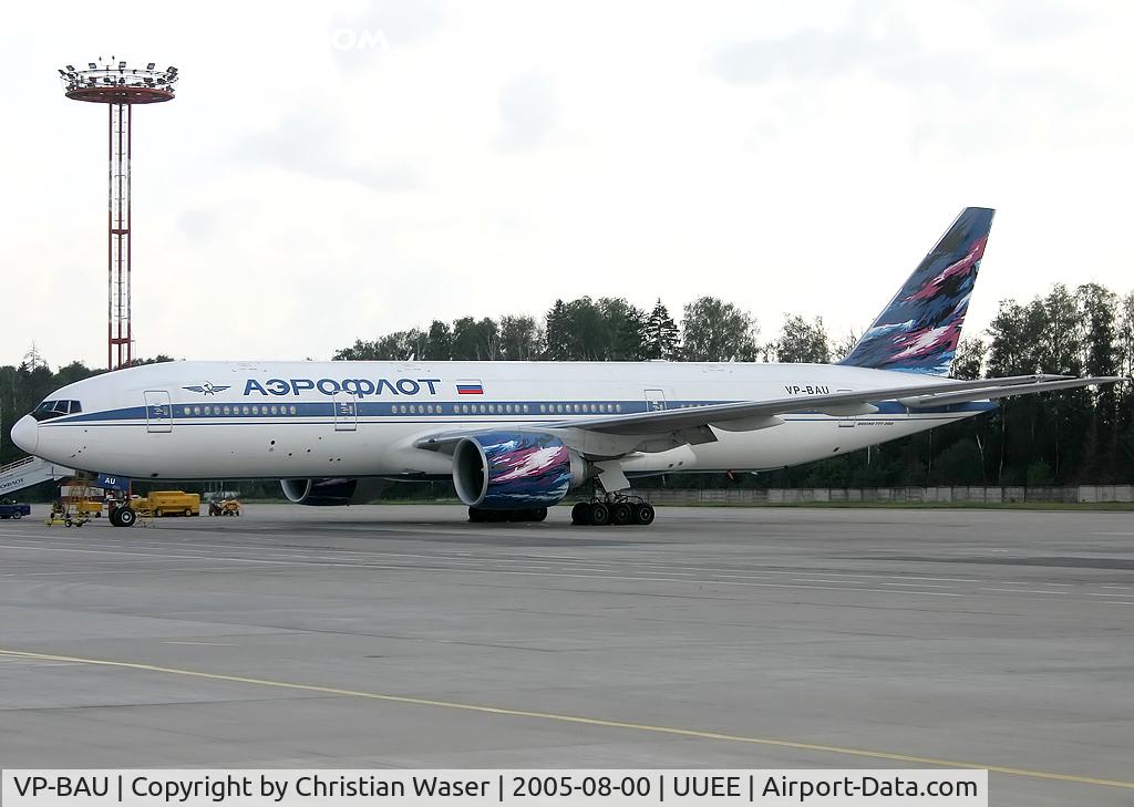 VP-BAU, Boeing 777-2Q8/ER C/N 27608, Aeroflot