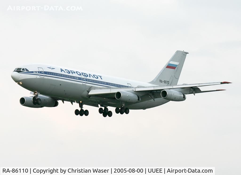 RA-86110, 1990 Ilyushin Il-86 C/N 51483208078, Aeroflot