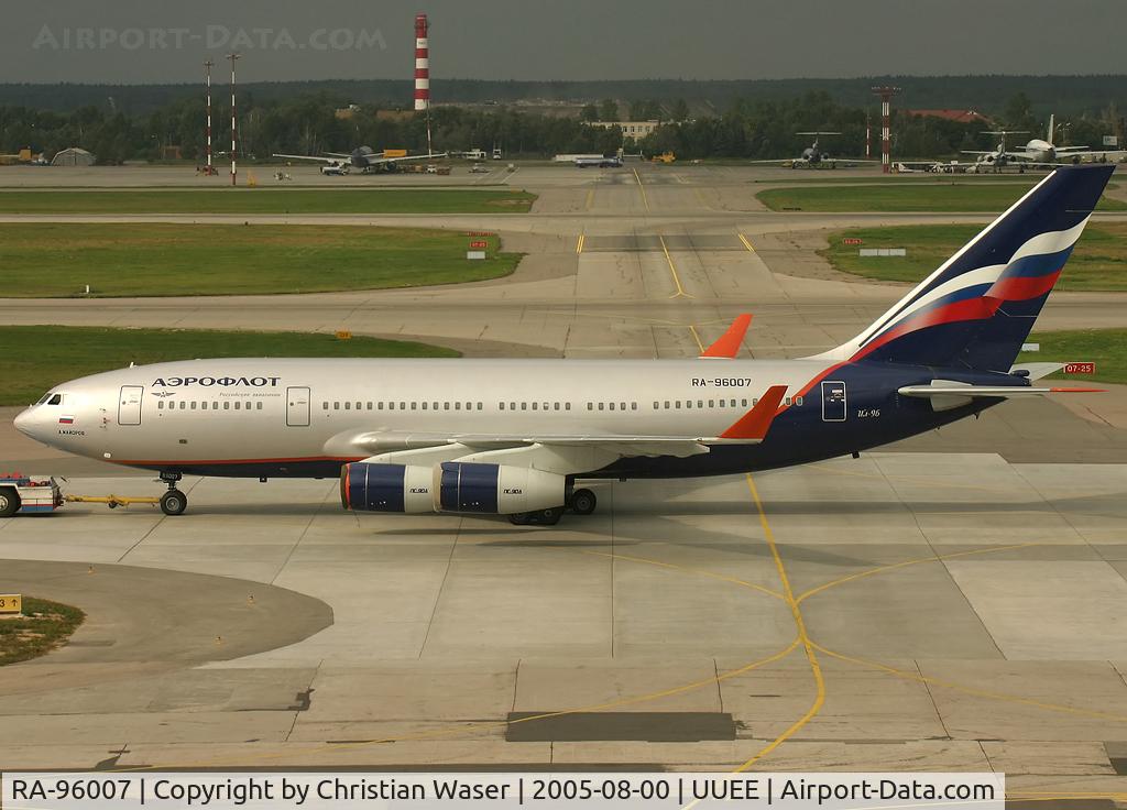 RA-96007, 1992 Ilyushin Il-96-300 C/N 74393201004, Aeroflot