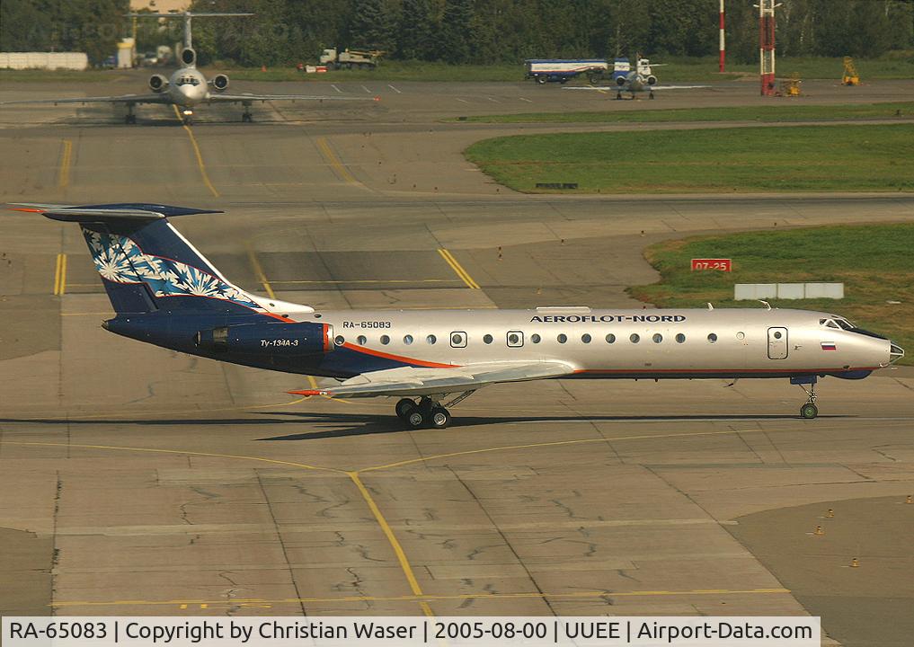 RA-65083, 1977 Tupolev Tu-134A-3 C/N 60090, Aeroflot Nord