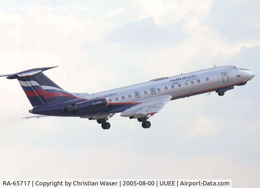RA-65717, 1981 Tupolev Tu-134A-3 C/N 63657, Aeroflot