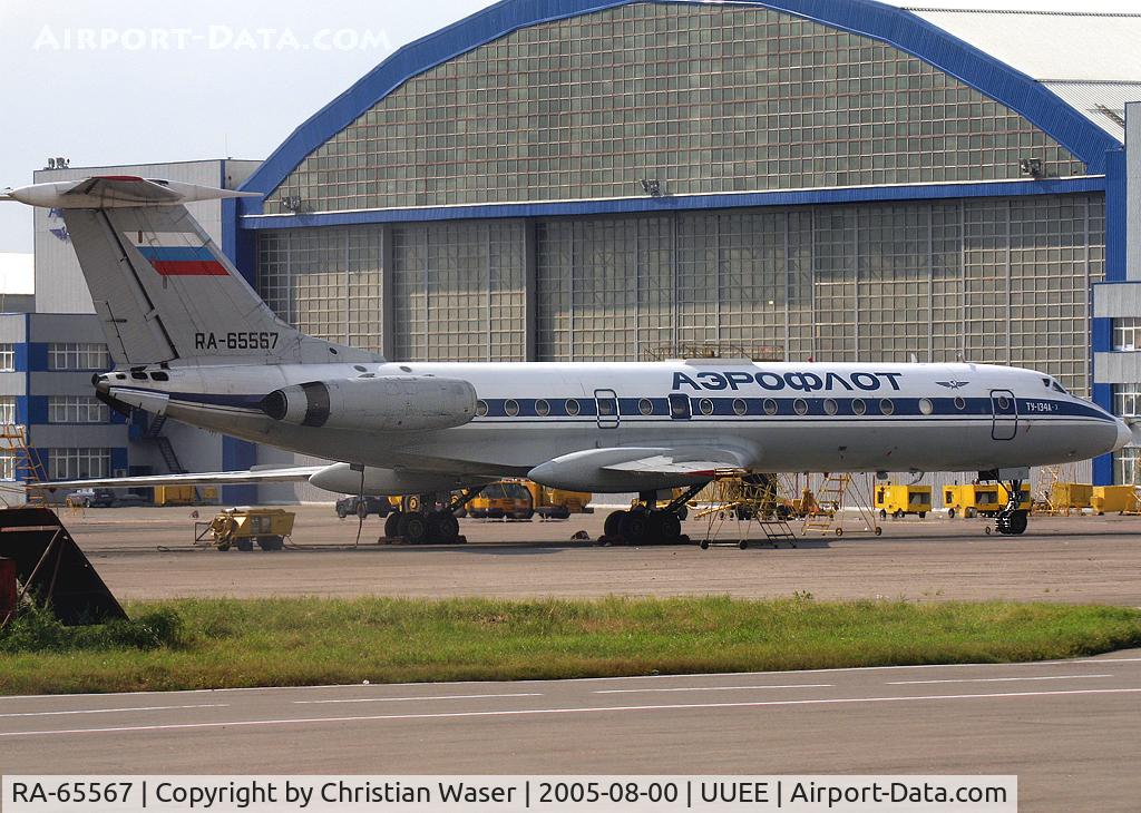 RA-65567, 1982 Tupolev Tu-134A-3 C/N 63967, Aeroflot