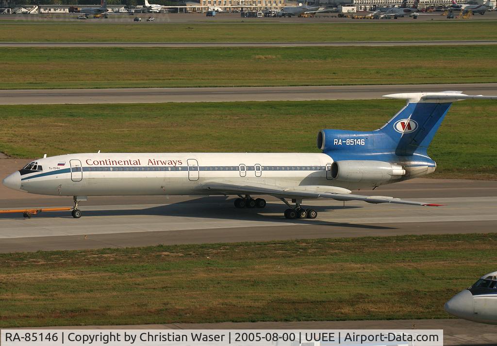 RA-85146, 1986 Tupolev Tu-154M C/N 86A724, Continental
