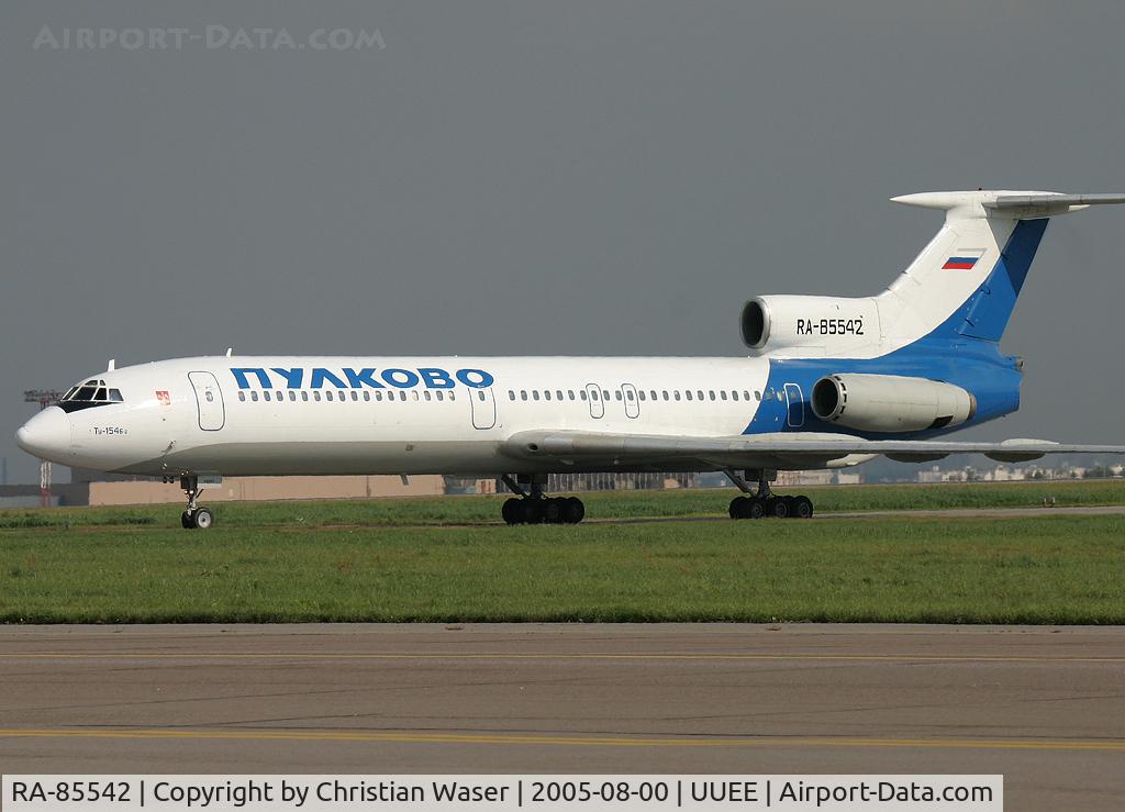 RA-85542, 1982 Tupolev Tu-154B-2 C/N 82A542, Pulkovo