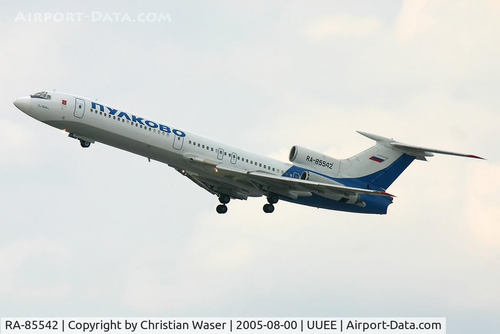 RA-85542, 1982 Tupolev Tu-154B-2 C/N 82A542, Pulkovo