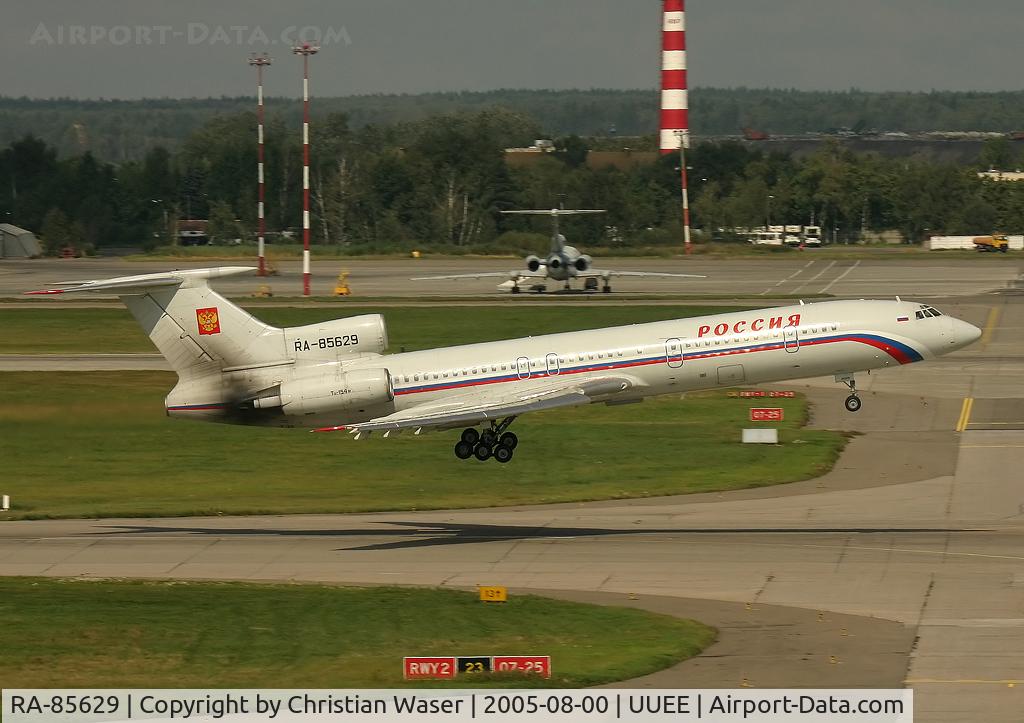 RA-85629, 1987 Tupolev Tu-154M C/N 87A758, Rossiya