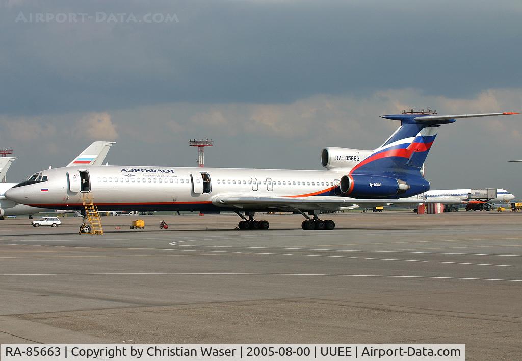 RA-85663, 1989 Tupolev Tu-154M C/N 89A817, Aeroflot