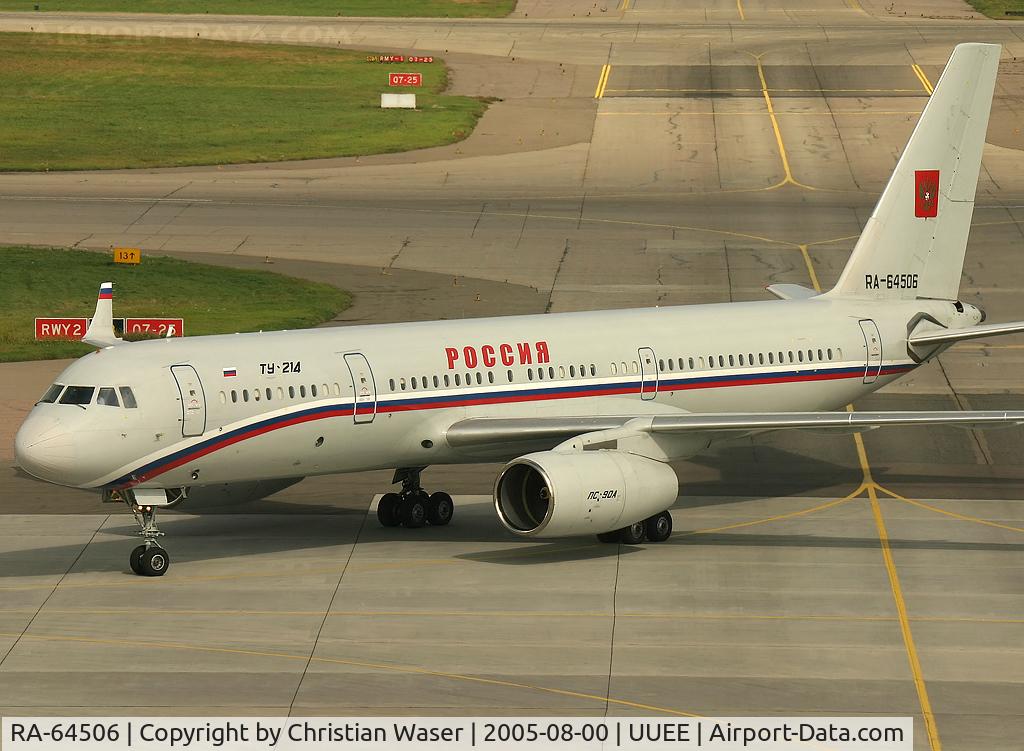 RA-64506, 2001 Tupolev Tu-214 C/N 44204006, Rossiya