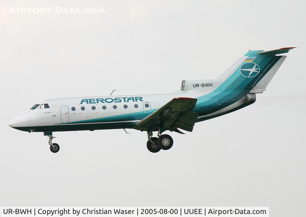 UR-BWH, Yakovlev Yak-40 C/N 9640951, Aerostar