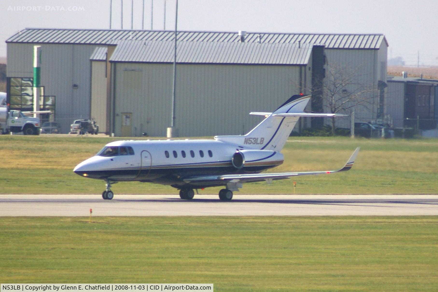 N53LB, 1997 Raytheon Hawker 800XP C/N 258332, Departing Runway 13