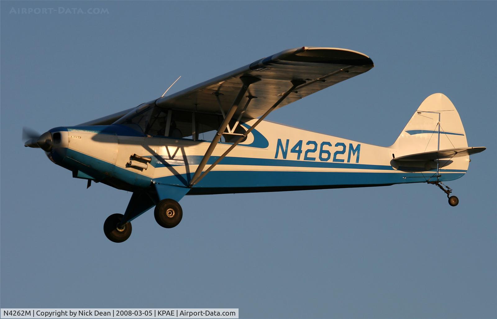 N4262M, 1947 Piper PA-12 Super Cruiser C/N 12-3175, /