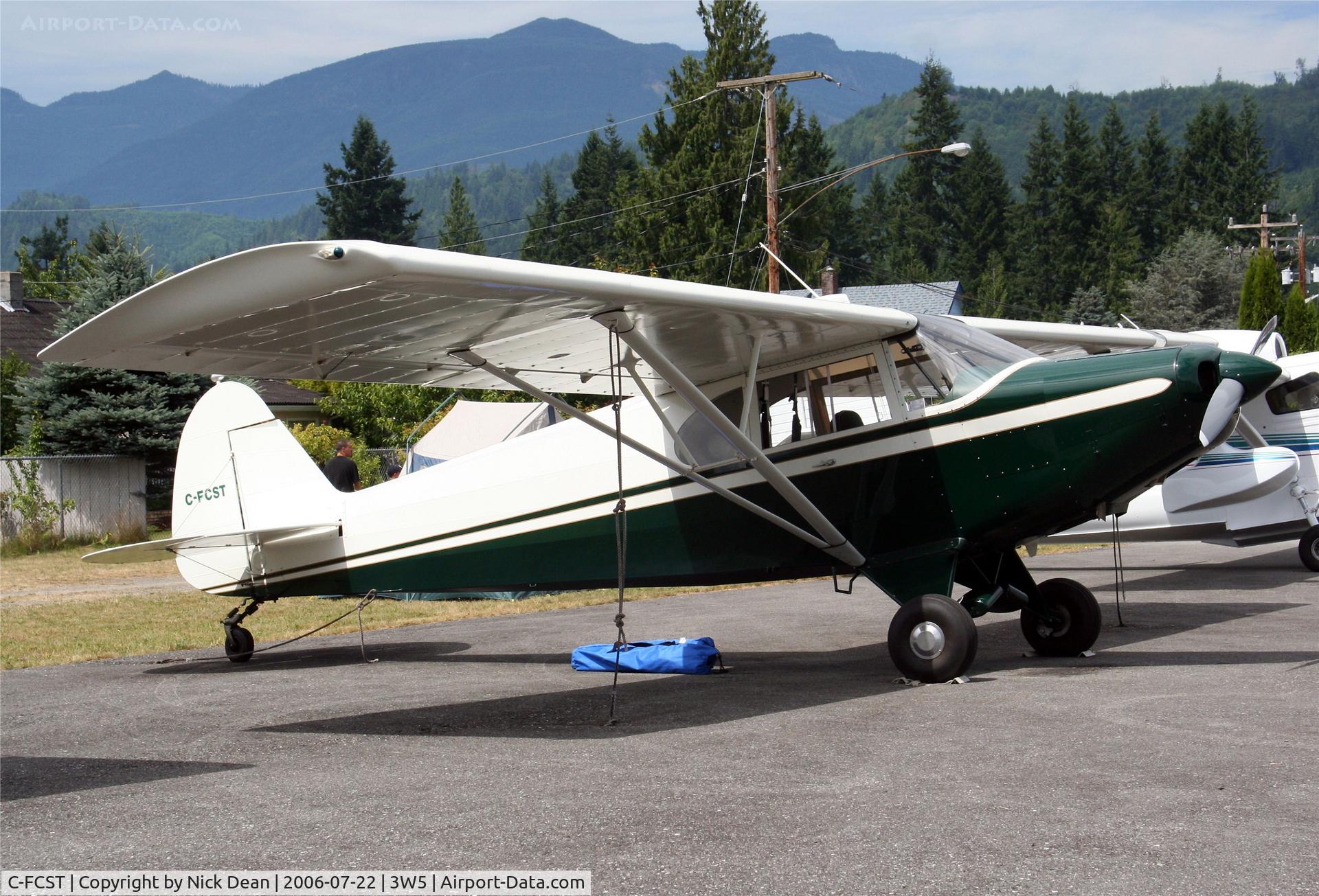 C-FCST, 2001 Piper PA-14 Replica Family Cruiser C/N 1240, .
