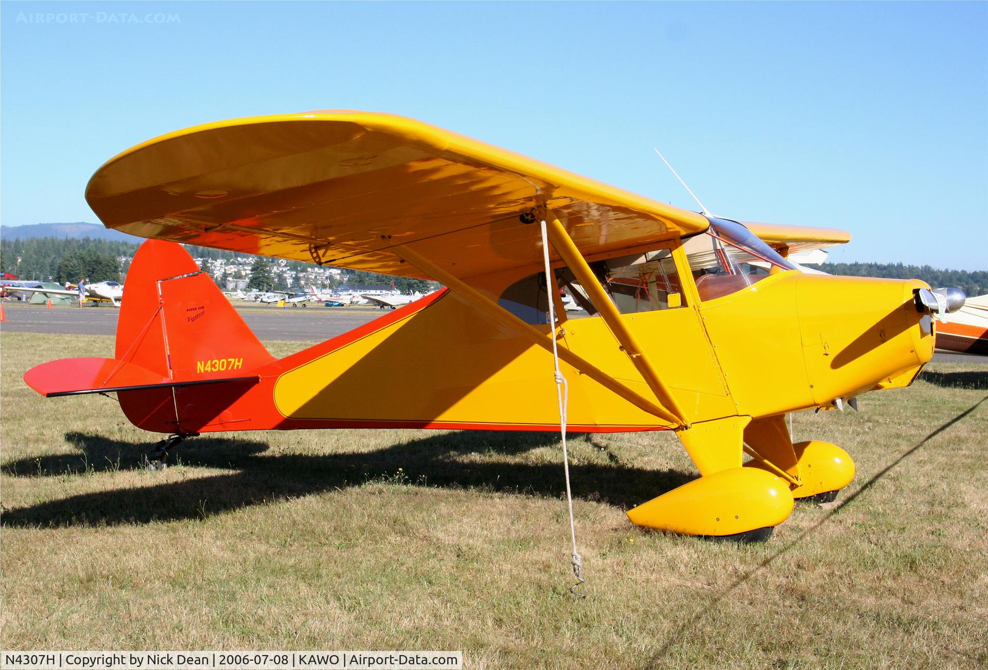 N4307H, 1948 Piper PA-15 Vagabond C/N 15-90, /