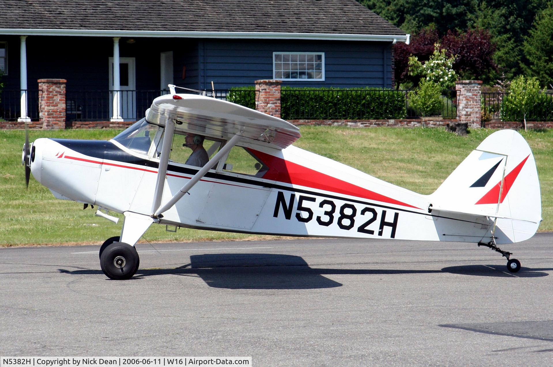 N5382H, 1949 Piper PA-16 Clipper C/N 16-189, /