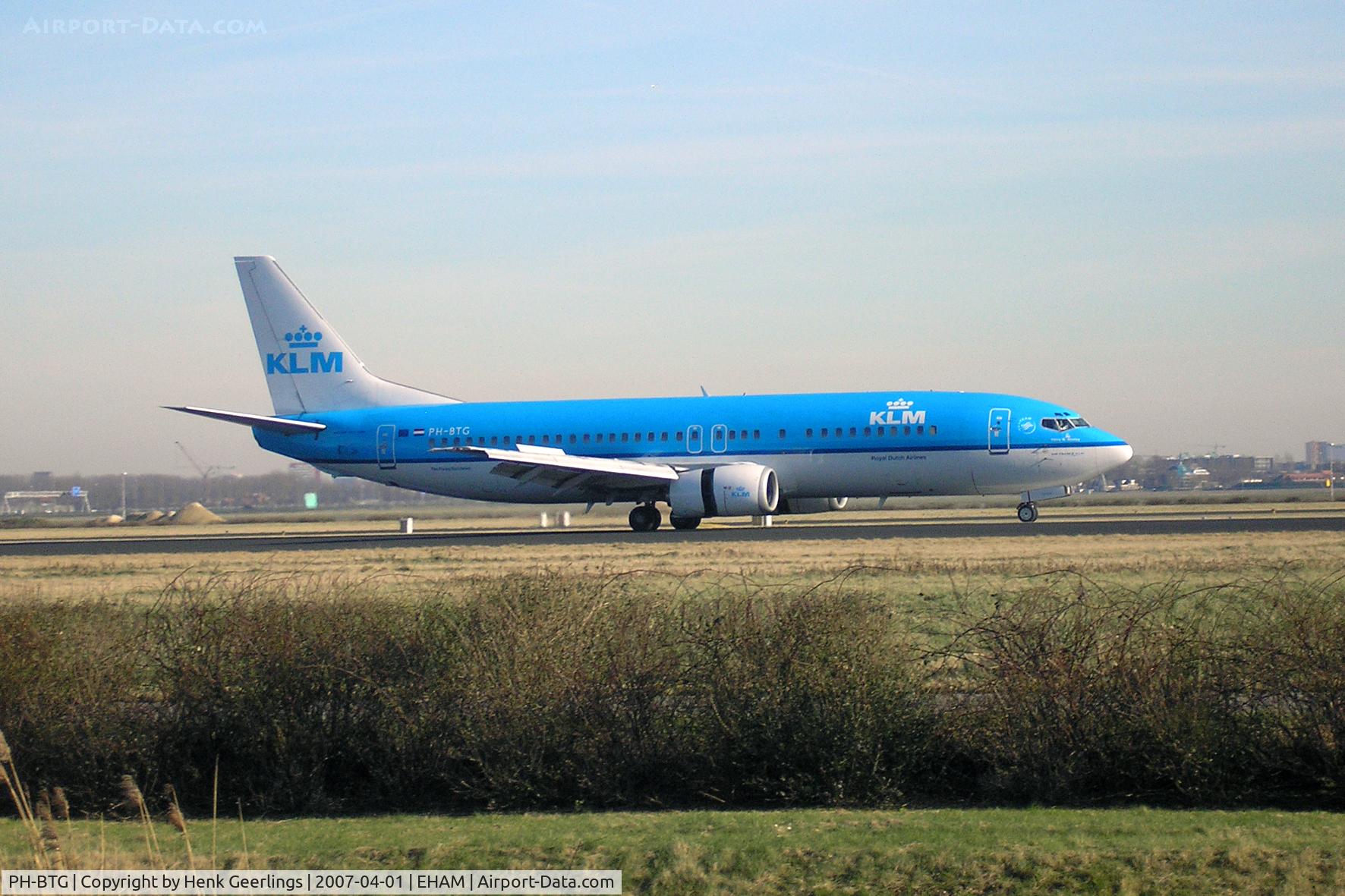 PH-BTG, 1994 Boeing 737-406 C/N 27233, Schiphol