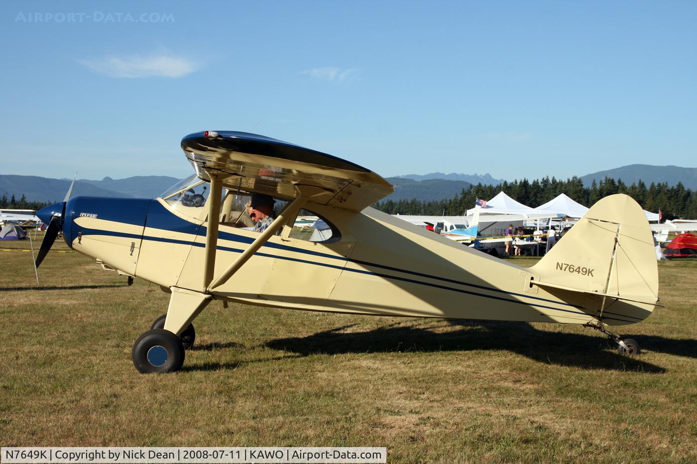 N7649K, 1950 Piper PA-20 Pacer C/N 20-470, .