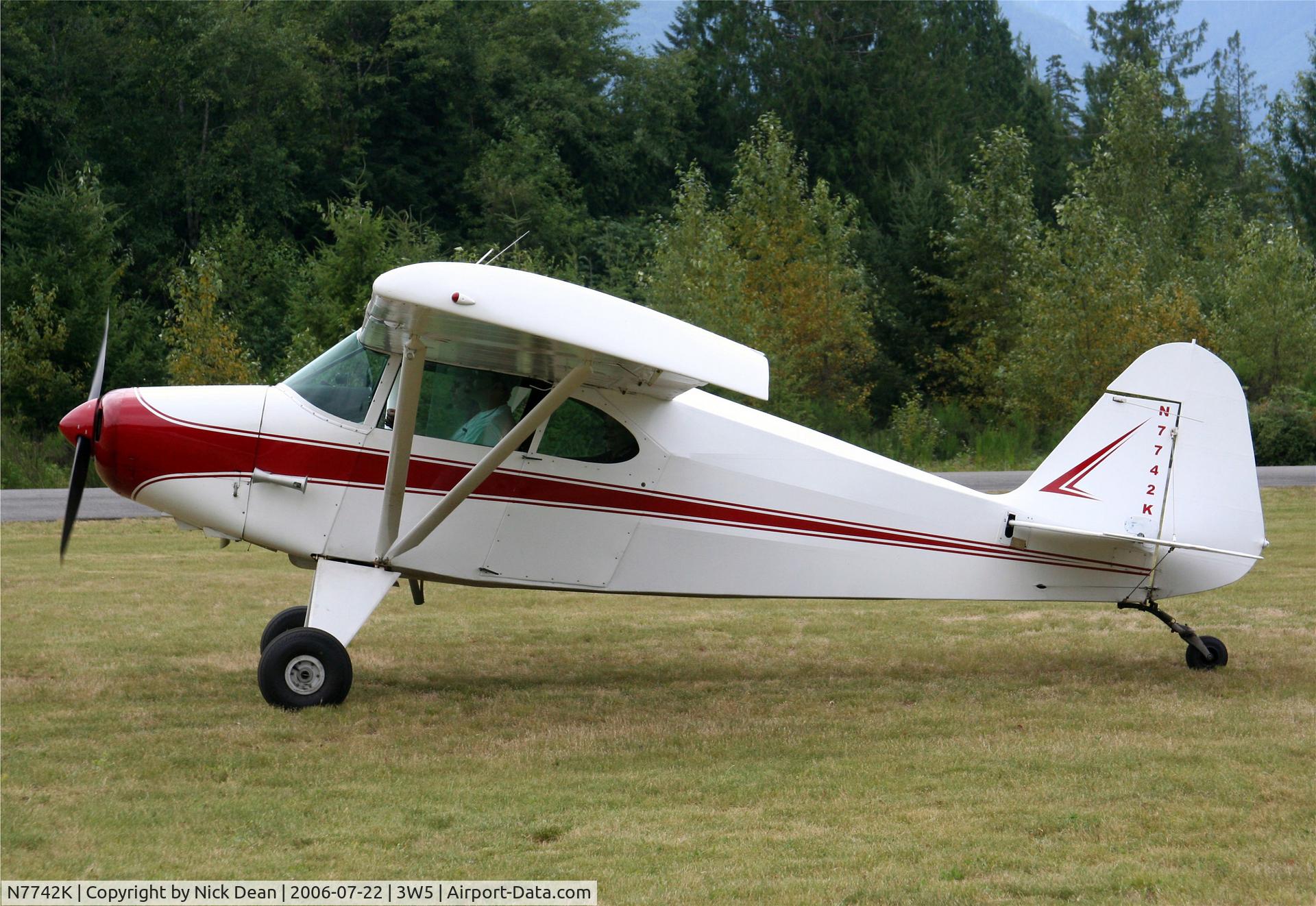 N7742K, 1950 Piper PA-20 Pacer C/N 20-565, /
