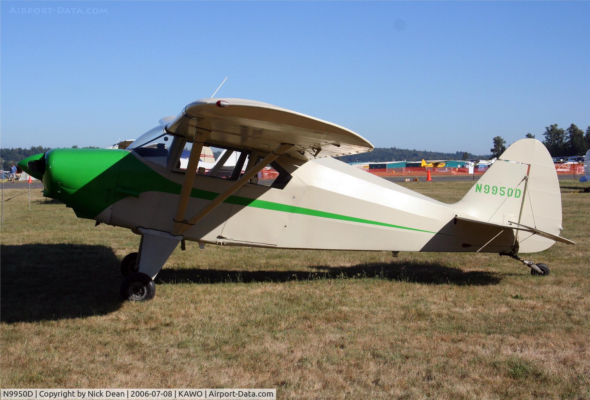 N9950D, 1950 PIPER PA-22-150 C/N 22-6738, /