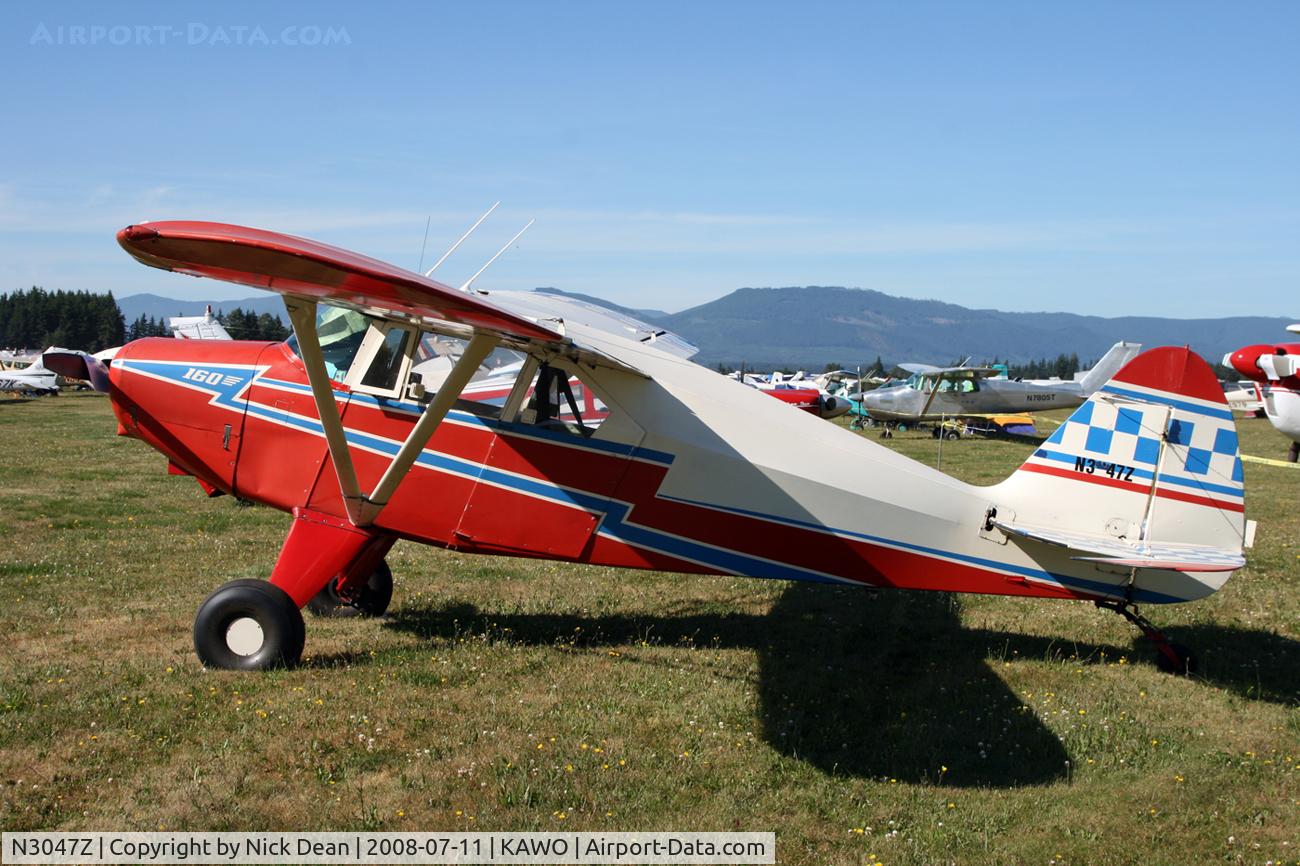 N3047Z, 1960 Piper PA-22-160 Tri Pacer C/N 22-7001, /