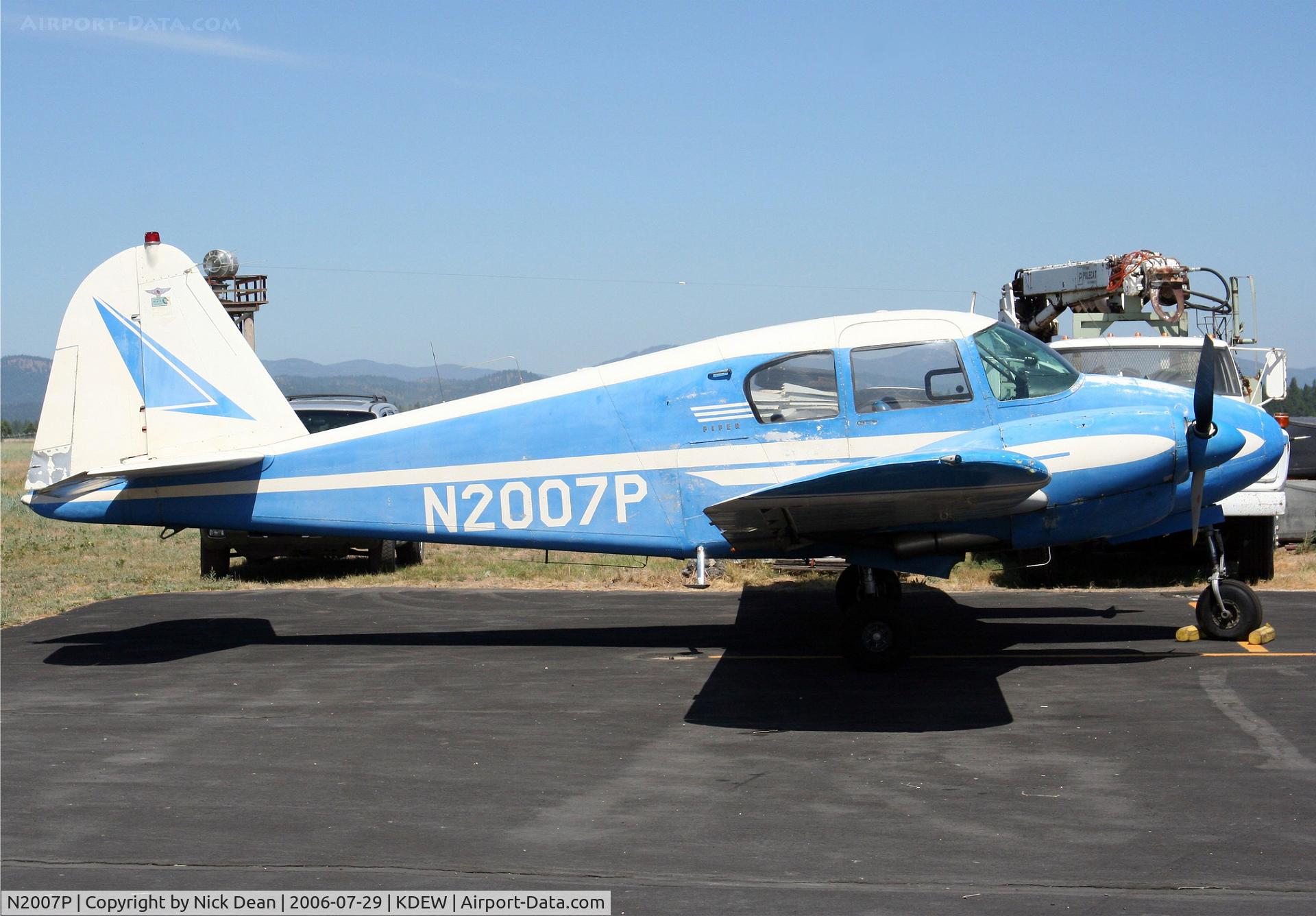 N2007P, 1956 Piper PA-23 C/N 23-579, /