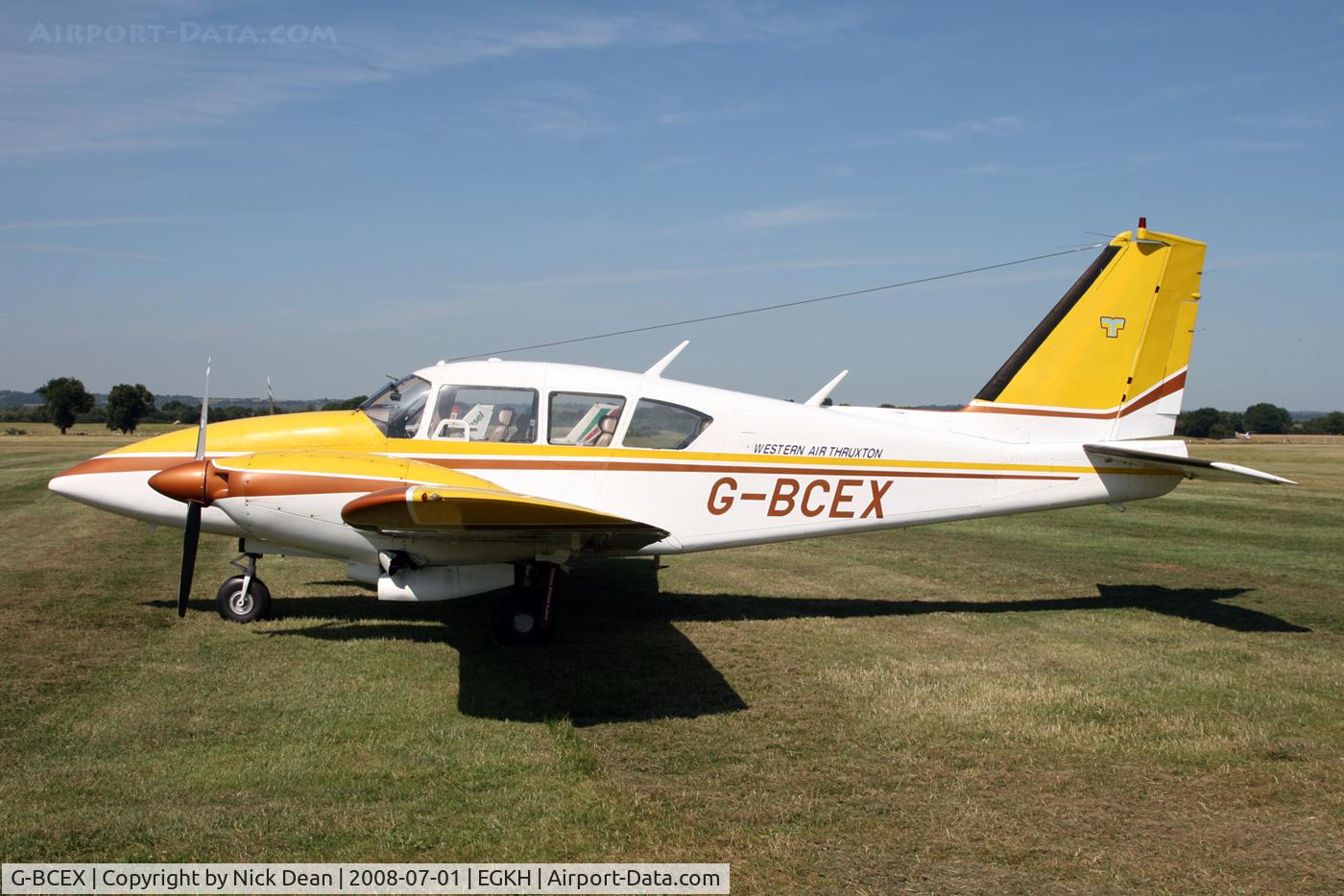 G-BCEX, 1973 Piper PA-E23-250 Aztec C/N 27-7305024, .