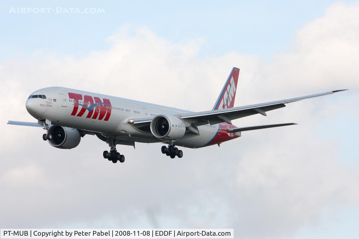 PT-MUB, 2008 Boeing 777-32W/ER C/N 37665, FRA Trip