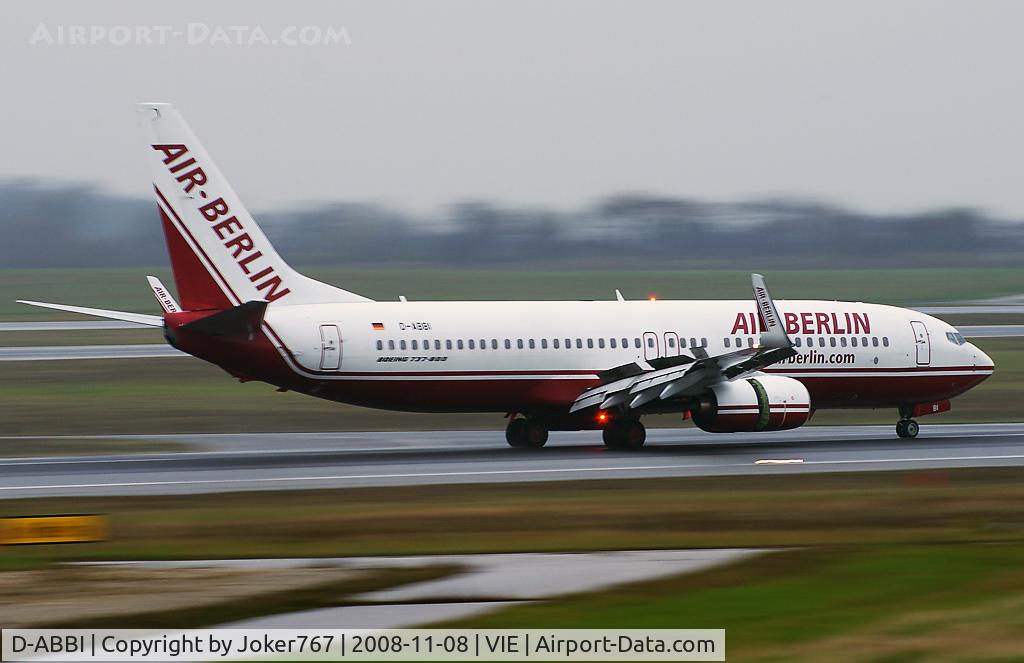 D-ABBI, 2003 Boeing 737-86J C/N 32920, Air Berlin Boeing 737-86J(WL)
