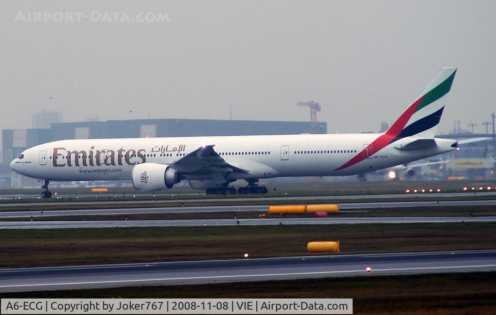 A6-ECG, 2008 Boeing 777-31H/ER C/N 35579, Emirates Boeing 777-31H(ER)