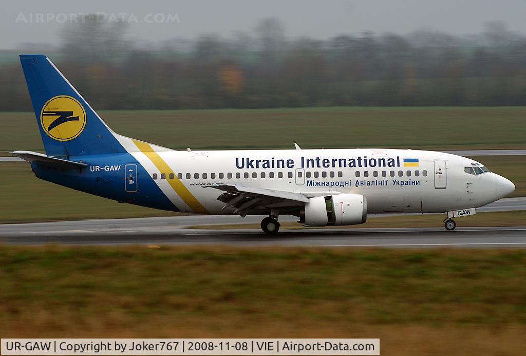 UR-GAW, 1991 Boeing 737-5Y0 C/N 24898, Ukraine International Airlines Boeing 737-5Y0