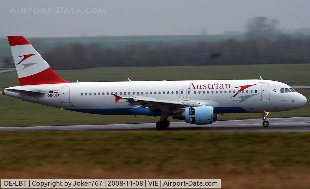 OE-LBT, 2000 Airbus A320-214 C/N 1387, Austrian Airlines Airbus A320-214