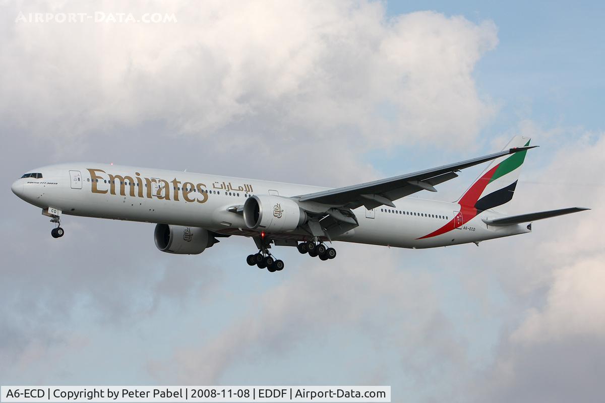 A6-ECD, 2007 Boeing 777-36N/ER C/N 32795, FRA Trip
