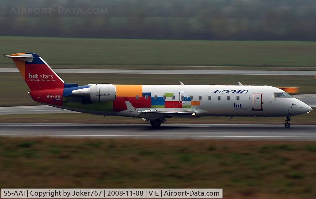 S5-AAI, 1998 Canadair CRJ-200LR (CL-600-2B19) C/N 7248, Adria Airways Canadair Regional Jet CRJ200LR