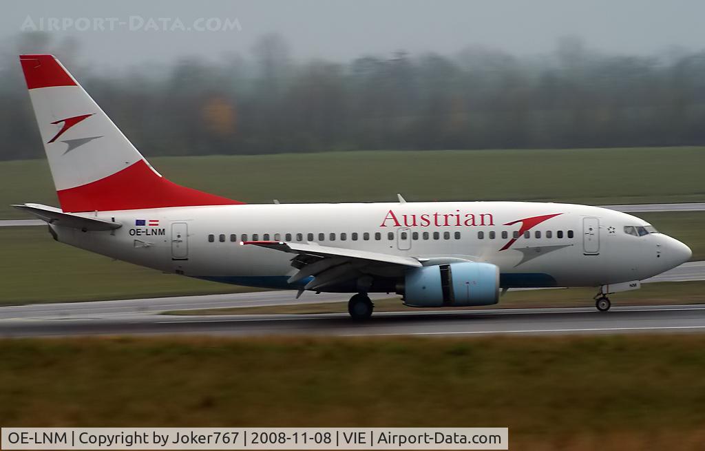 OE-LNM, 2000 Boeing 737-6Z9 C/N 30138, Austrian Airlines Boeing 737-6Z9