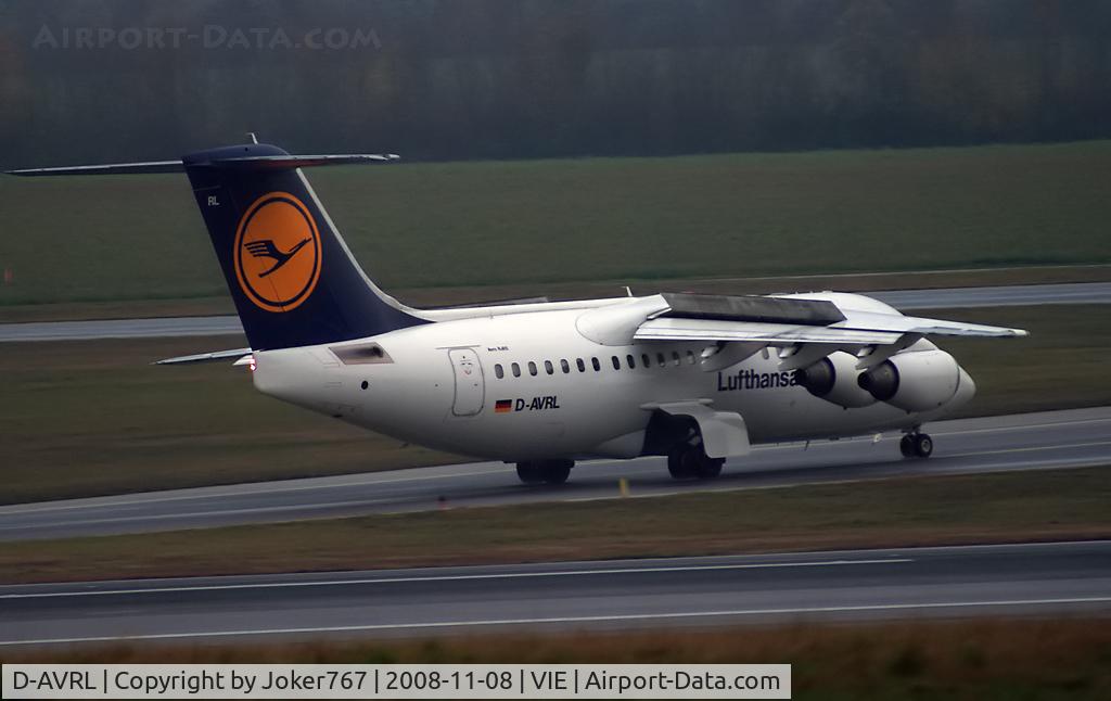D-AVRL, 1996 British Aerospace Avro 146-RJ85 C/N E.2285, Lufthansa Regional (City Line) Avro Regional Jet RJ85