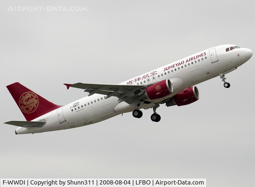 F-WWDI, 2008 Airbus A320-214 C/N 3596, C/n 3596 - To be B-????... Not delivered yet as stored !