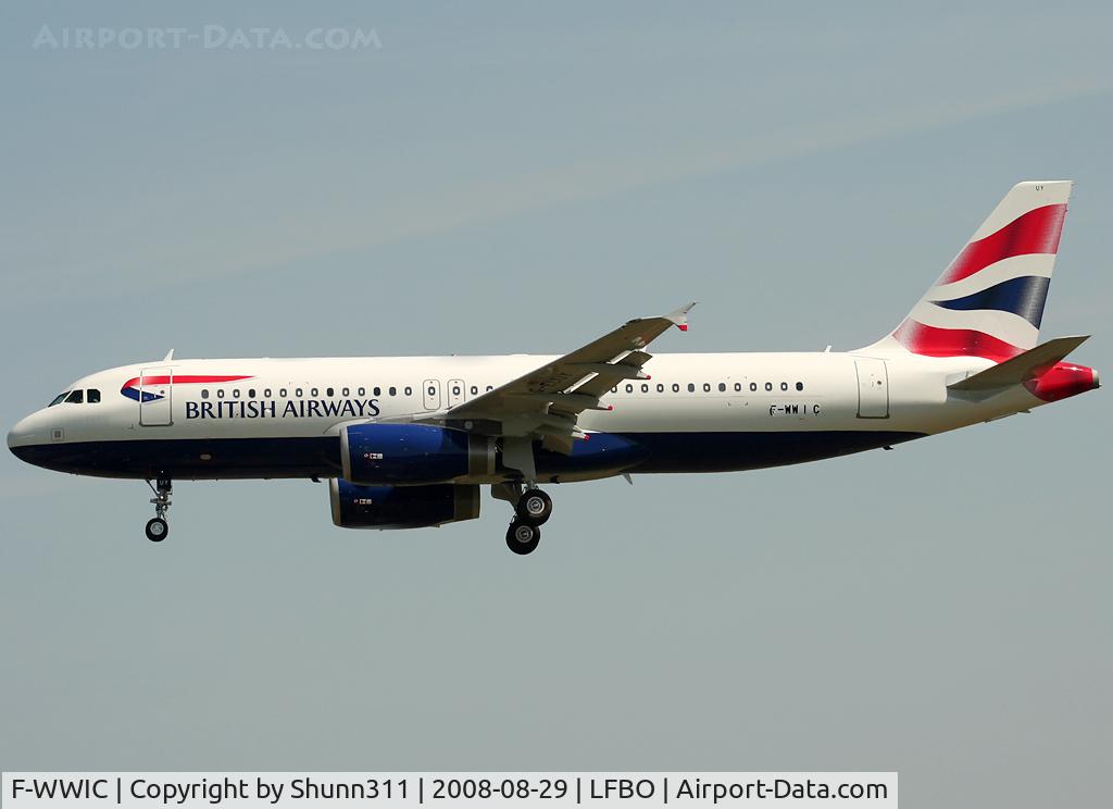F-WWIC, 2008 Airbus A320-232 C/N 3607, C/n 3607 - To be G-EUUY