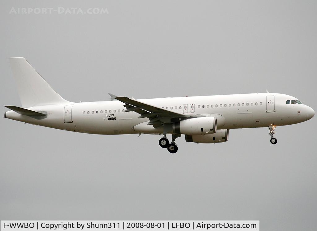 F-WWBO, 2008 Airbus A320-233 C/N 3577, C/n 3577 - For TACA in new c/s as N681TA