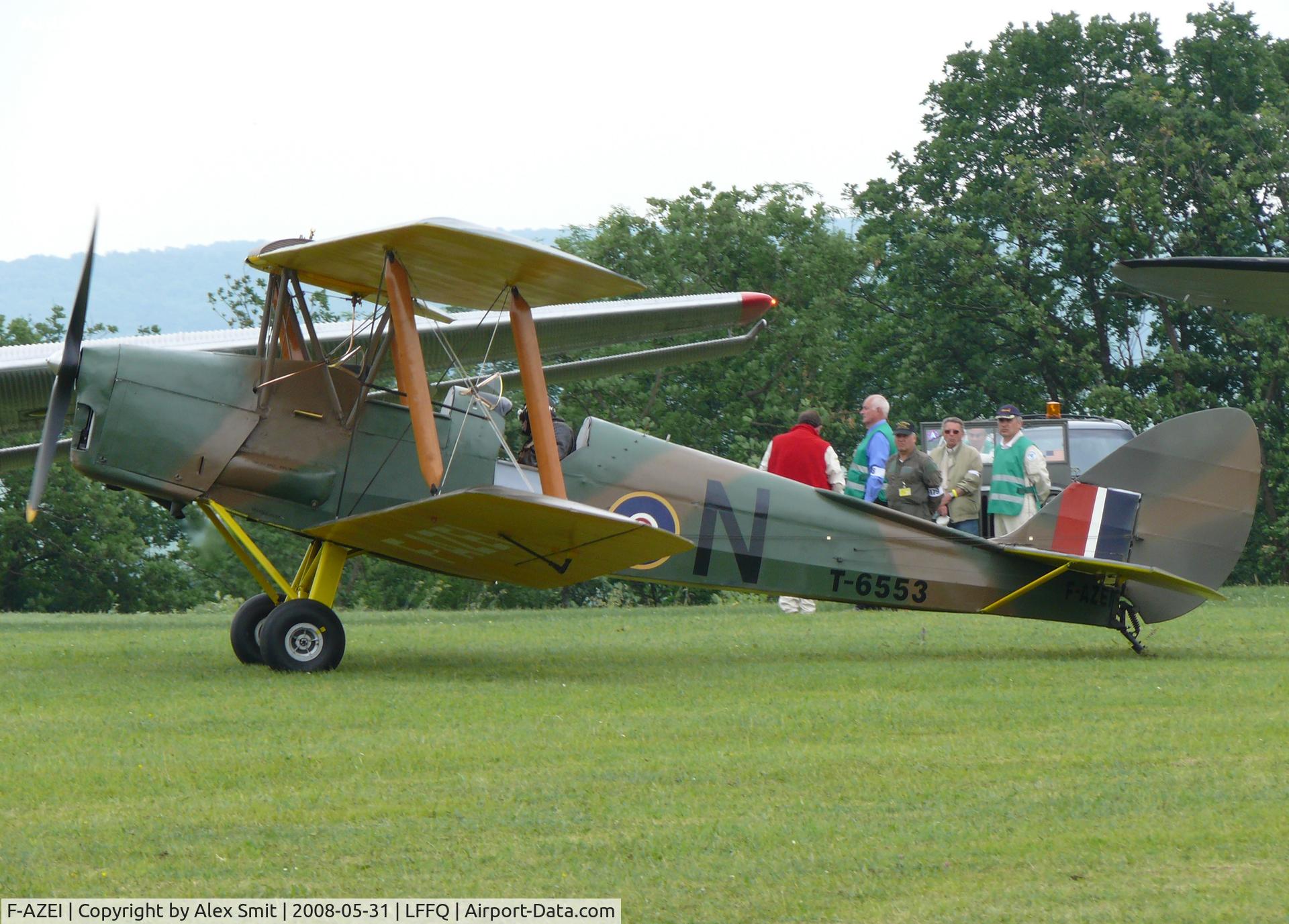 F-AZEI, 1941 De Havilland DH-82A Tiger Moth II C/N 84882, de Havilland dH82A Tiger Moth F-AZEI painted as Royal Air Force T6553/N
