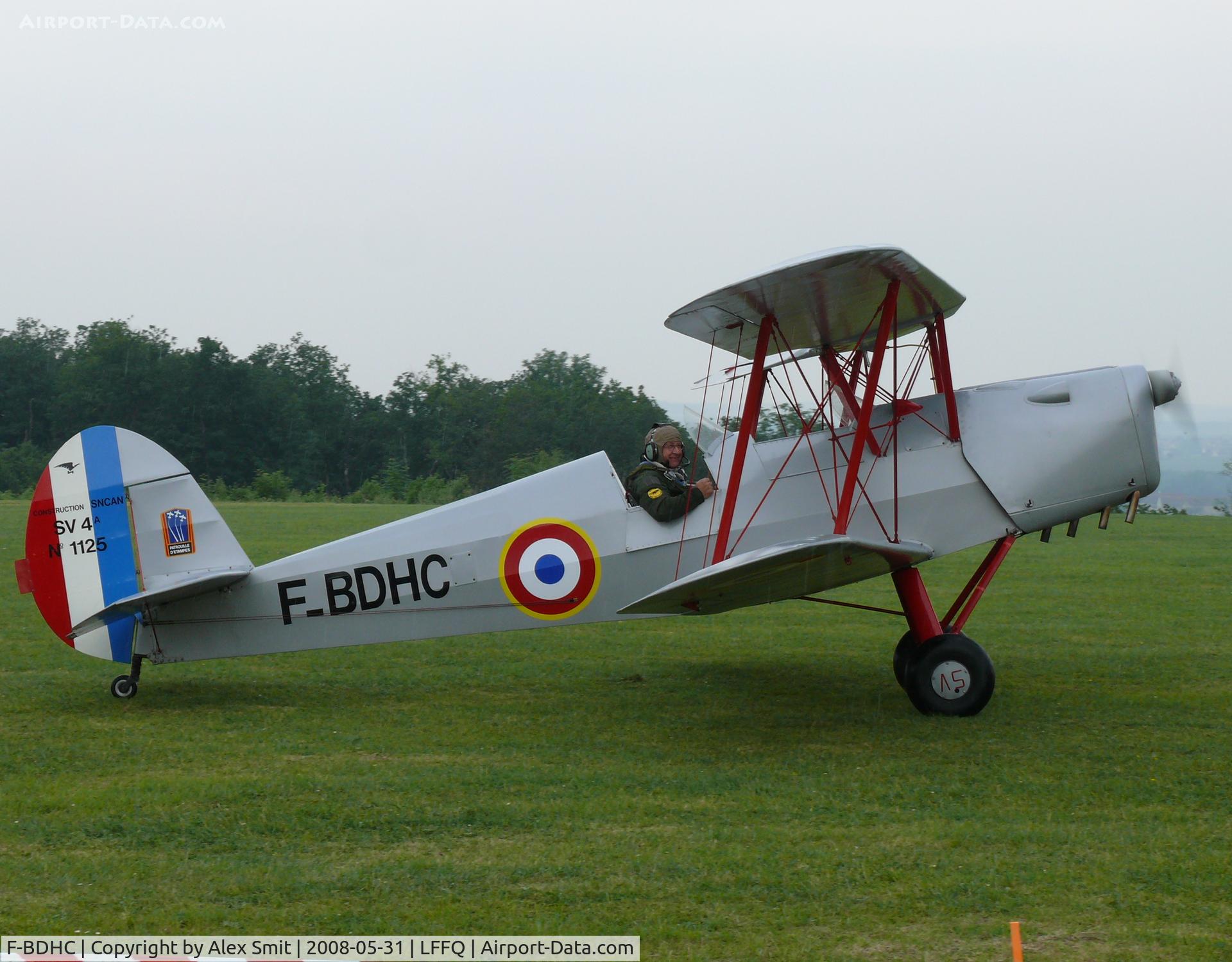 F-BDHC, Stampe-Vertongen SV-4A C/N 1125, Stampe Vertongen/SNCAN SV-4A F-BDHC