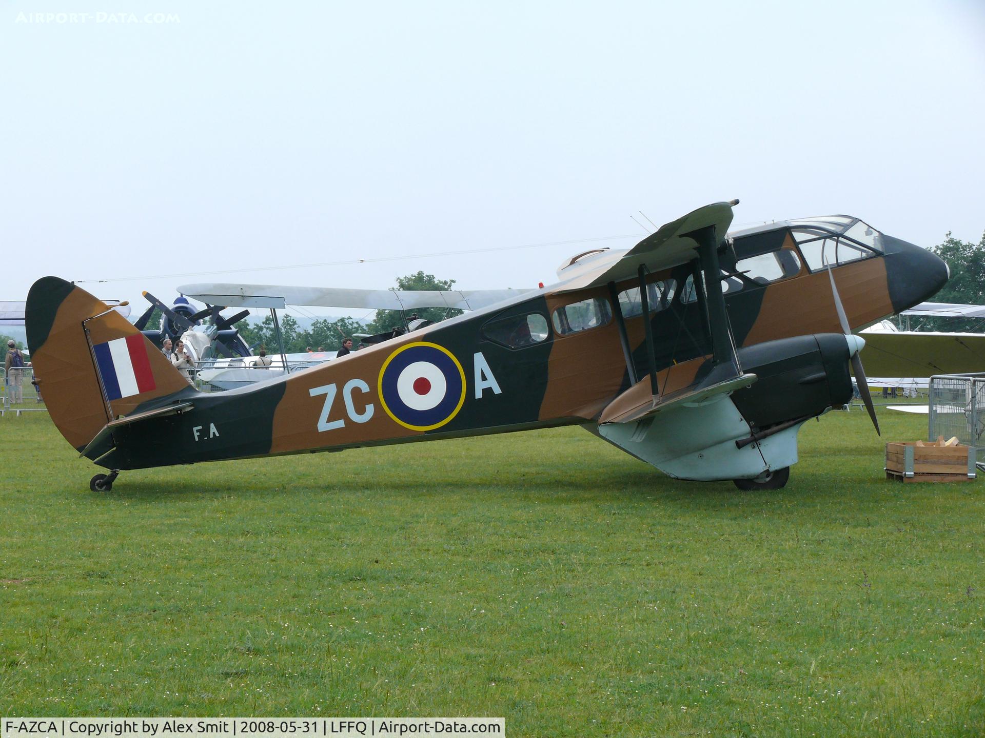 F-AZCA, 1940 De Havilland DH-89A Dominie/Dragon Rapide C/N 6541, de Havilland dH-89A Dragon Rapide F-AZCA painted as Royal Air Force Z-AC