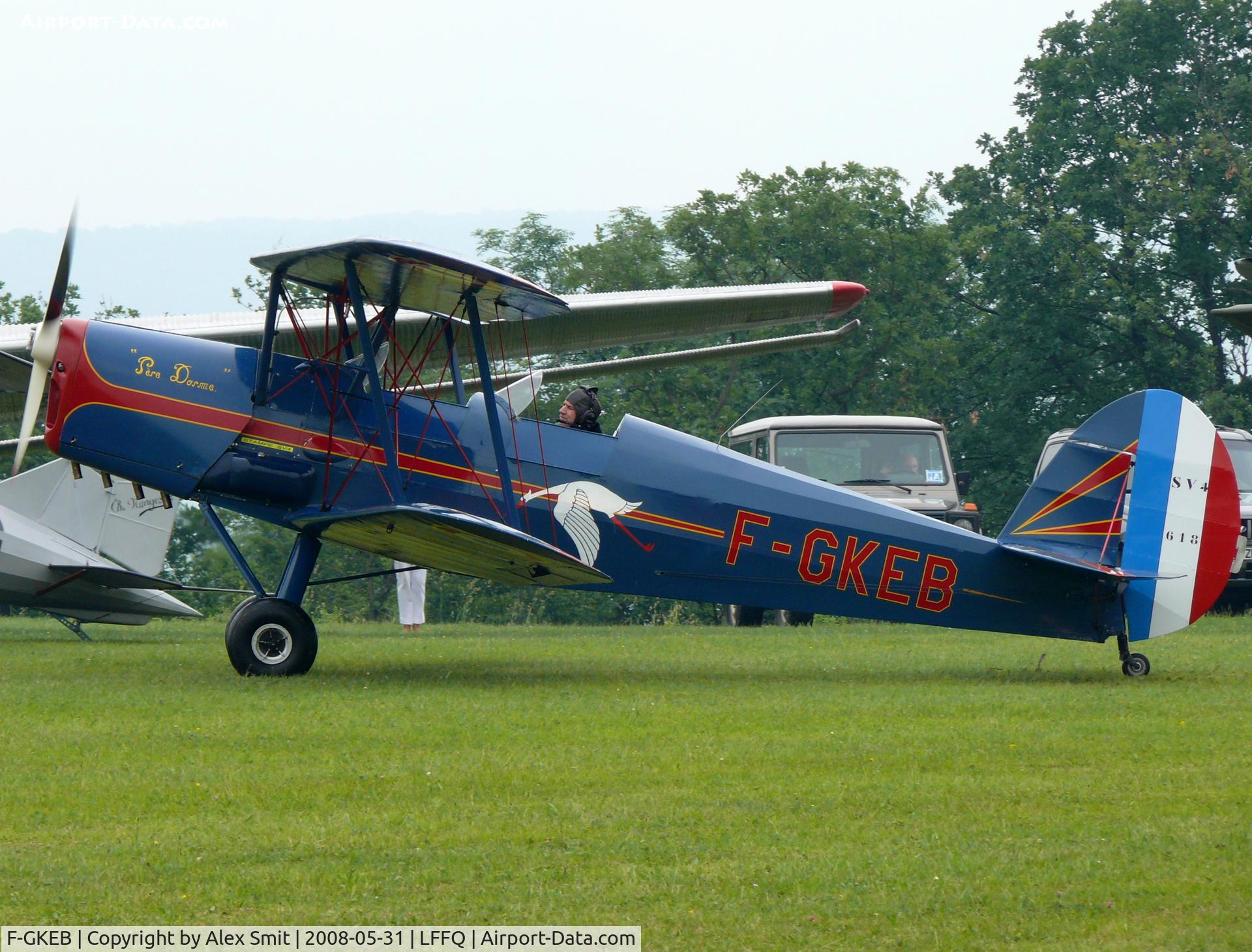 F-GKEB, Stampe-Vertongen SV-4C C/N 618, Stampe Vertongen/SNCAN SV-4C F-GKEB