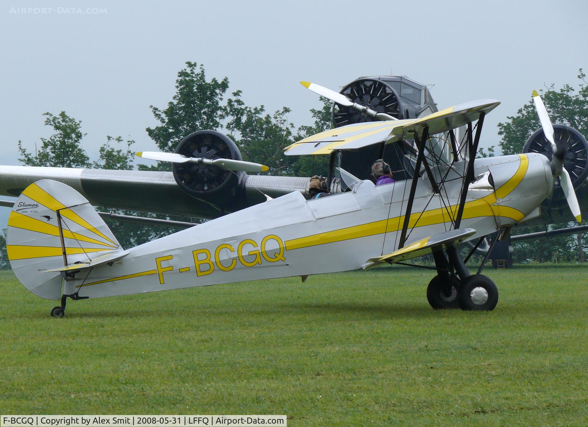 F-BCGQ, Stampe-Vertongen SV-4A C/N 263, Stampe Vertongen/SNCAN SV-4A F-BCGQ