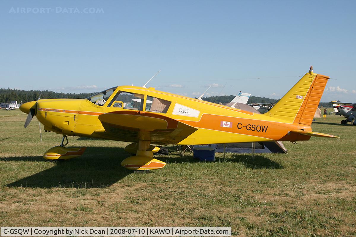 C-GSQW, 1966 Piper PA-28-180 Cherokee C/N 28-3088, .