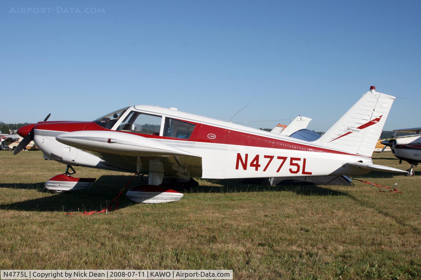 N4775L, 1967 Piper PA-28-180 C/N 28-4109, .