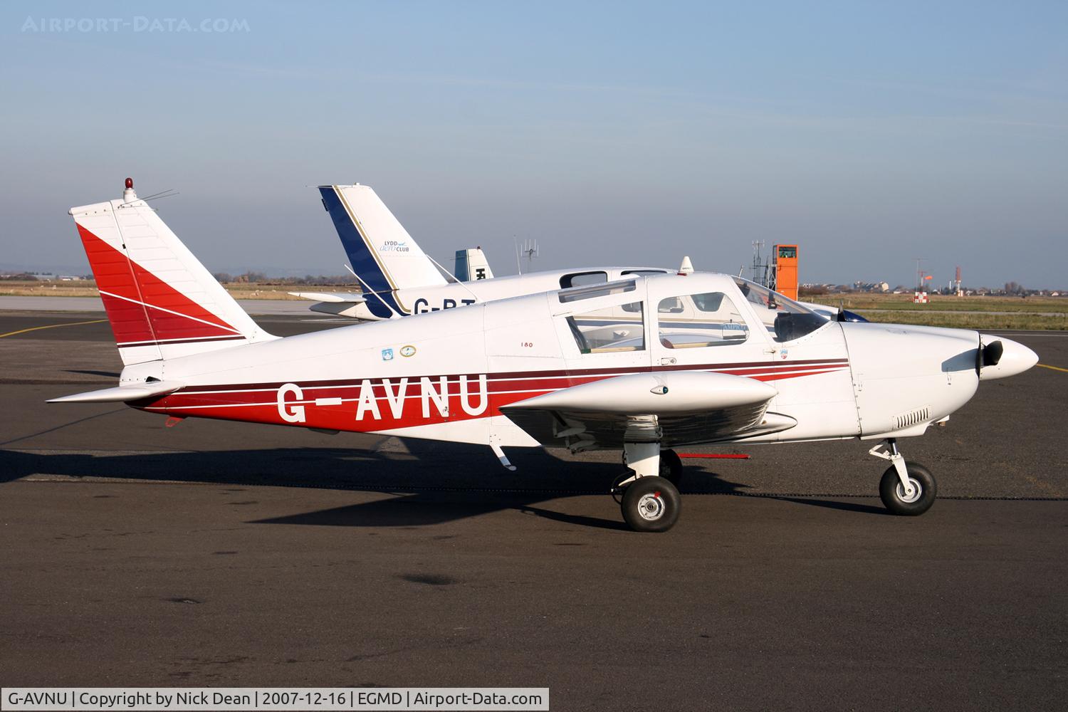 G-AVNU, 1967 Piper PA-28-180 Cherokee C/N 28-4153, .