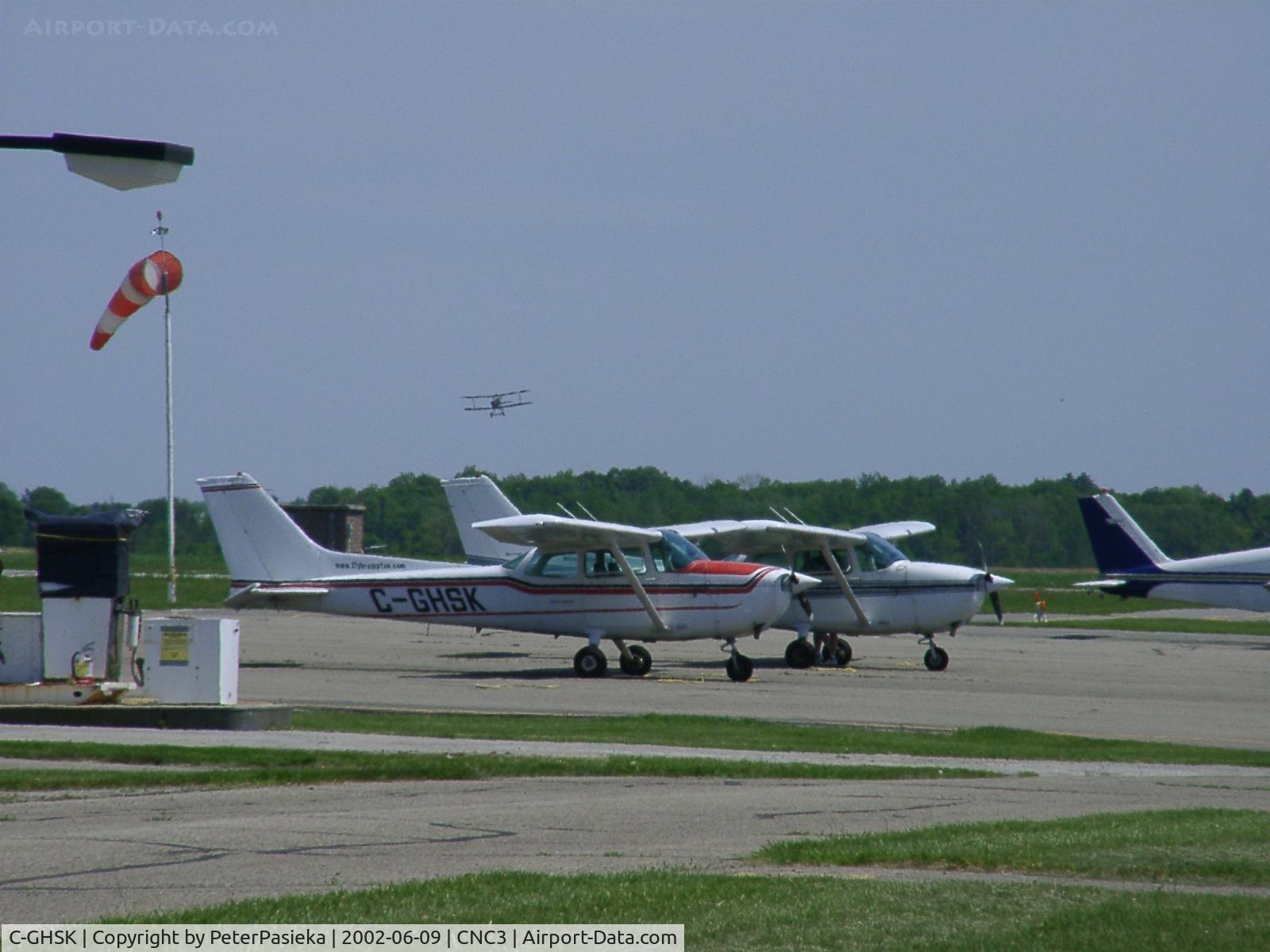 C-GHSK, 1984 Cessna 172P C/N 17276267, @ Brampton Airport, BFC training aircraft