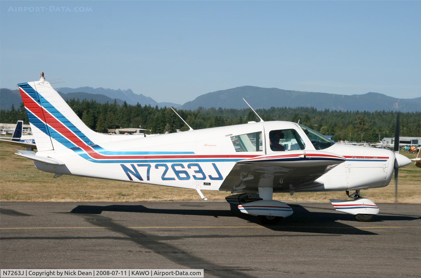 N7263J, 1968 Piper PA-28-140 C/N 28-24548, .