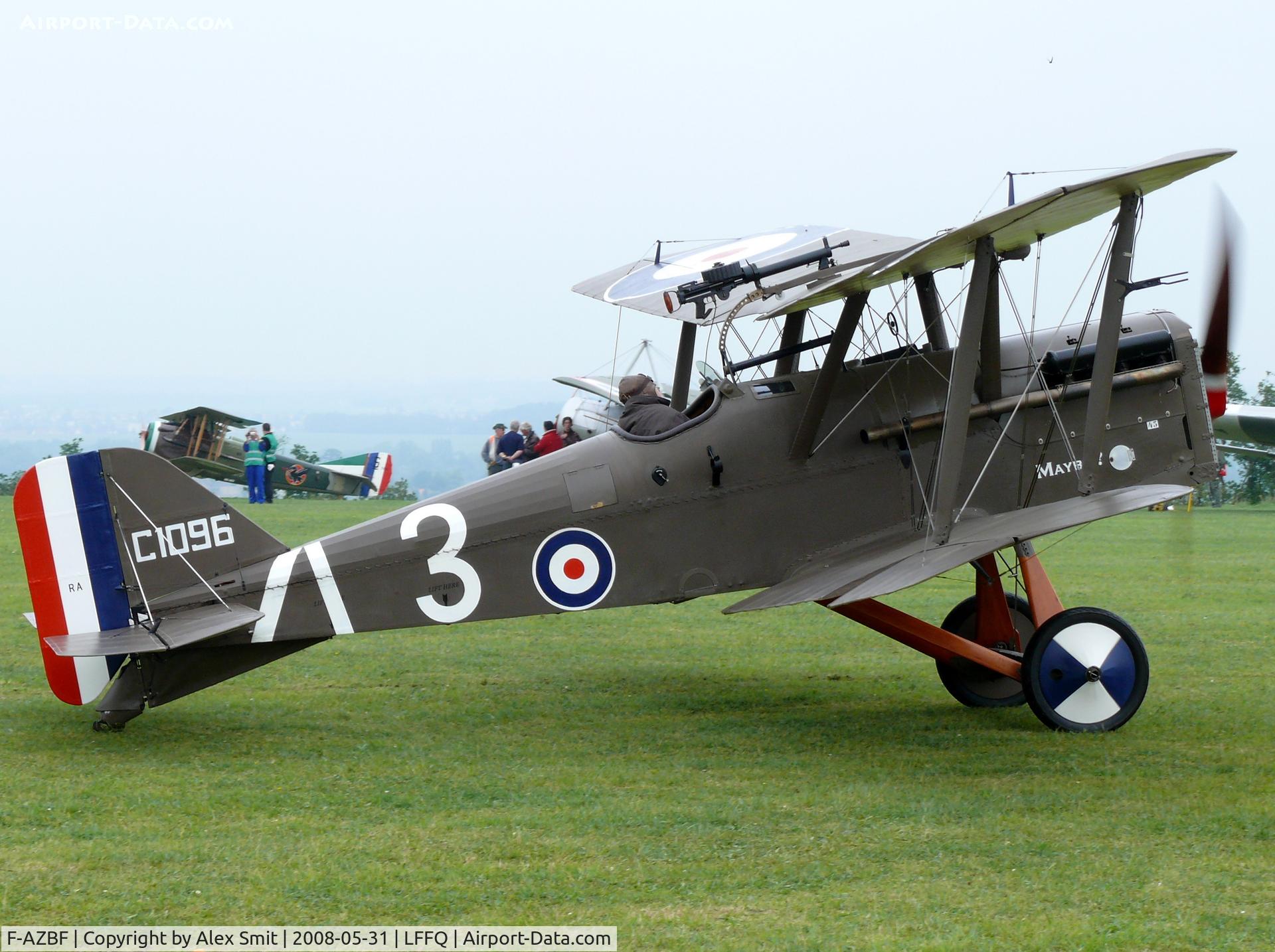 F-AZBF, Royal Aircraft Factory SE-5A C/N MF-01, Royal Aircraft SE-5A replica F-AZBF painted as Royal Air Force C1096/3